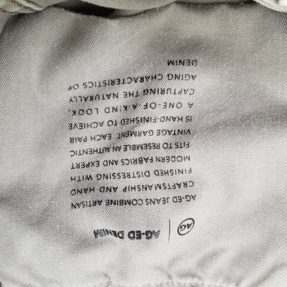 Adriano Goldschmied Mens The Tellis Modern Slim Jeans AG-Ed Denim Tan Sz 38 x 32 - Picture 8 of 9